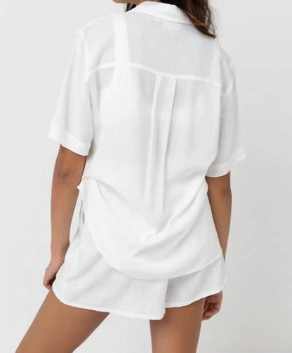 Beach Button Shirt