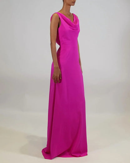 Azeeza - Saunder Charmeuse Gown - Rack Hunt