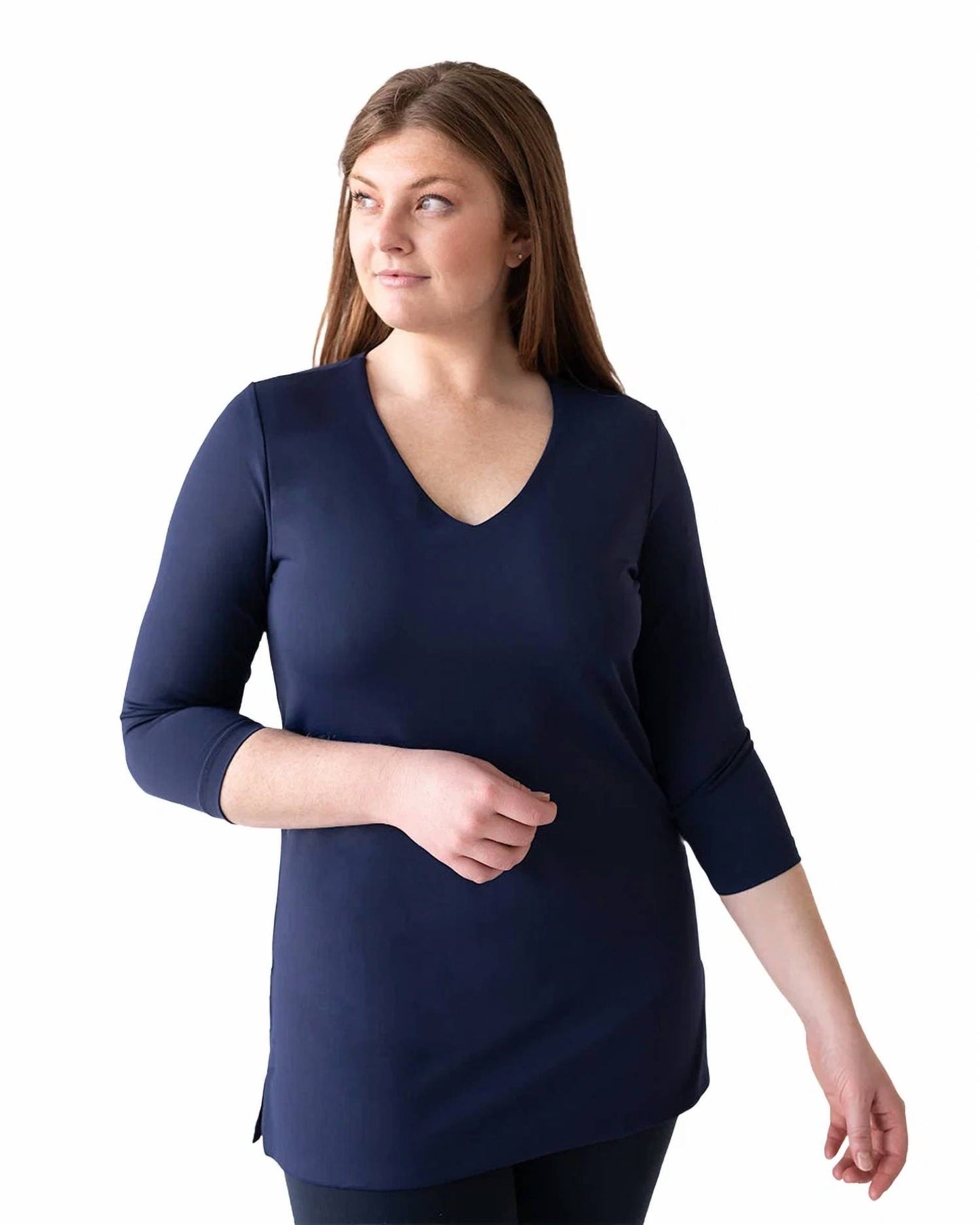Sandra V-neck 3/4 Tunic