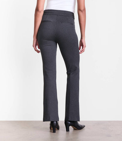 Versa Pintucked Ponte Flare Pants