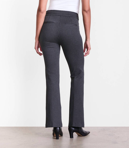 Versa Pintucked Ponte Flare Pants