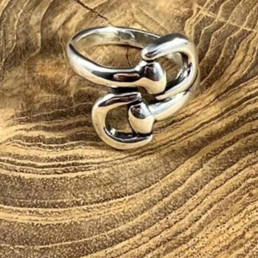 Women's Snaffle Bit Stacking Ring