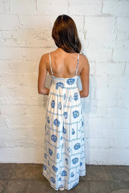 Shell Print Dress