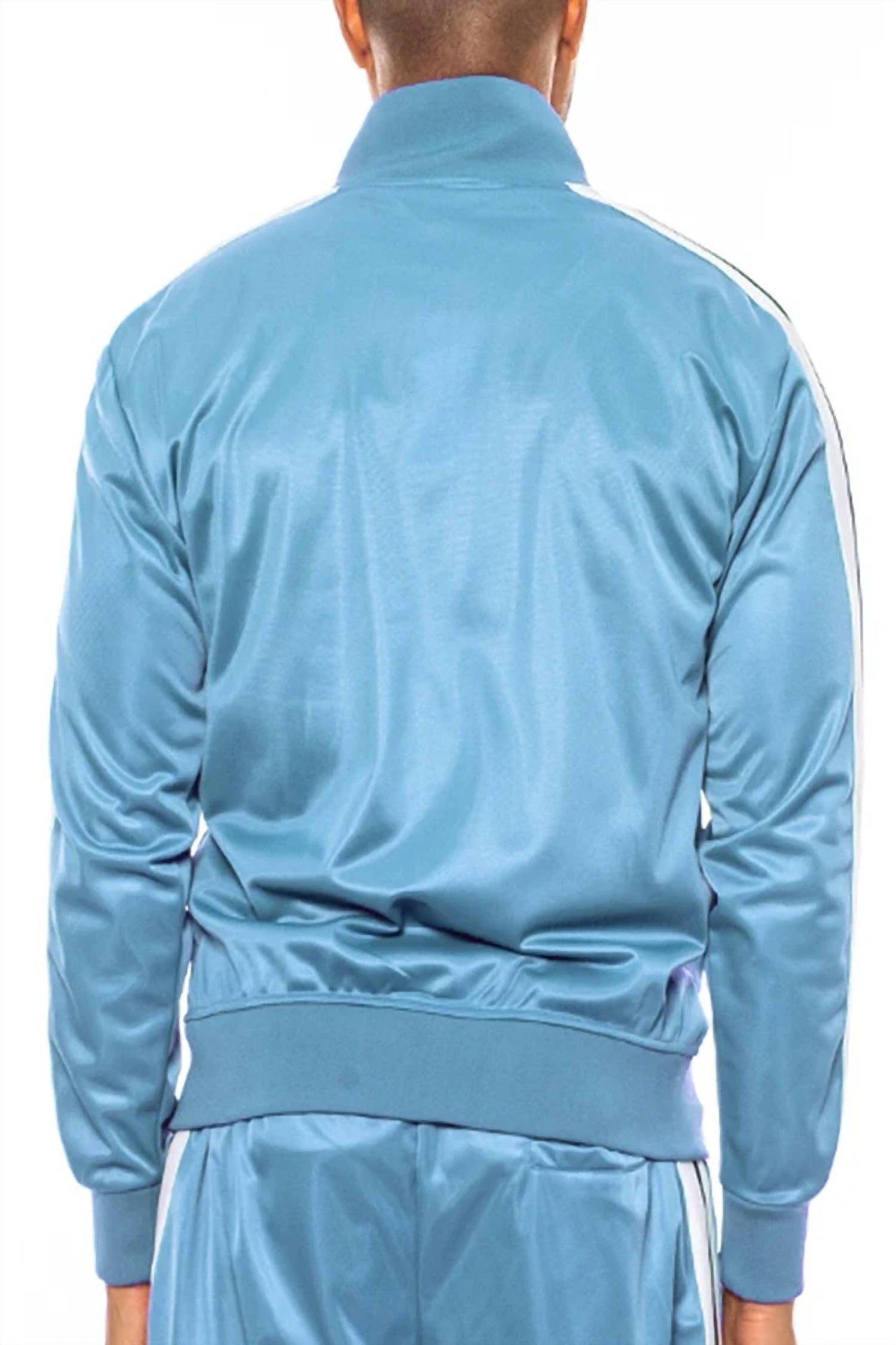 Striped Tape Full Zip Track Jacket
