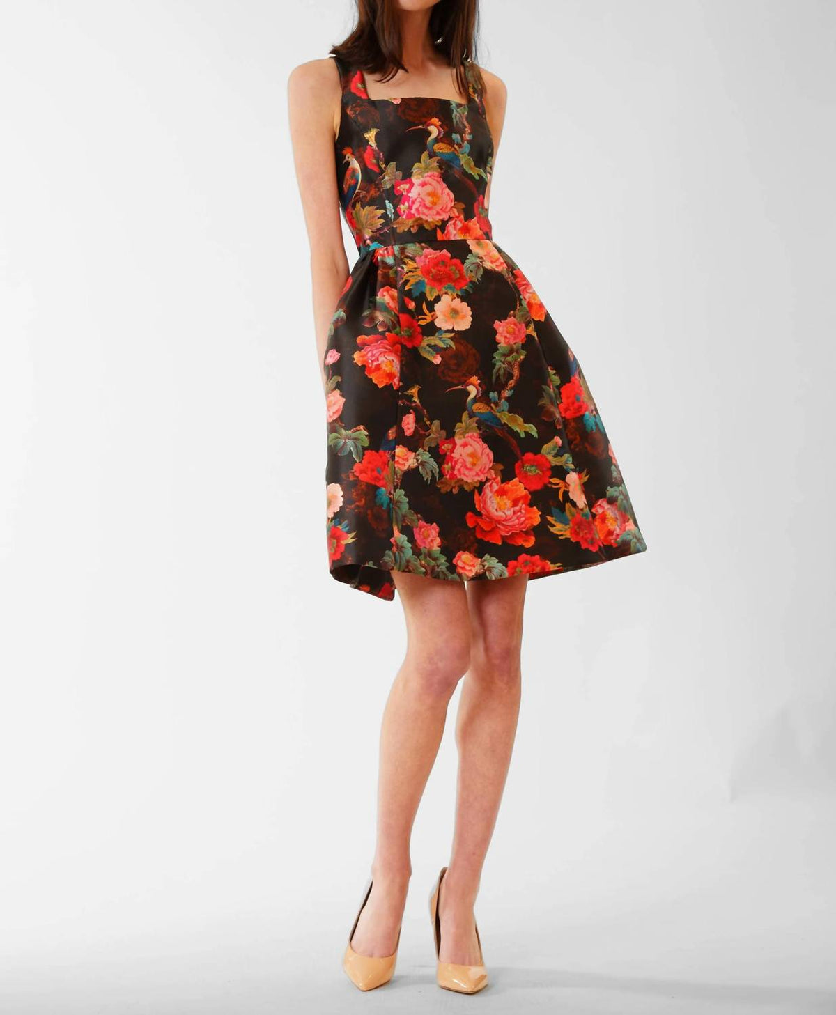 Women's Sleeveless Fit And Flare Cocktail Dress