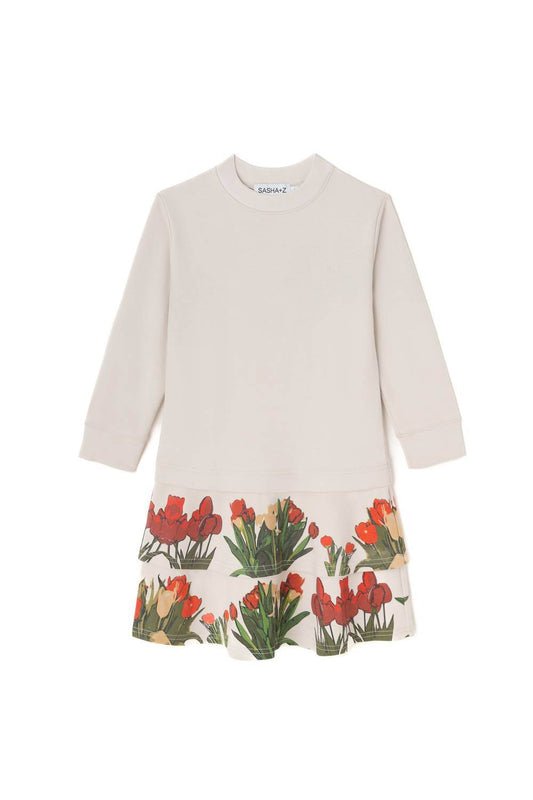 Sasha+Z - Girls Flower Print Dress - Rack Hunt -