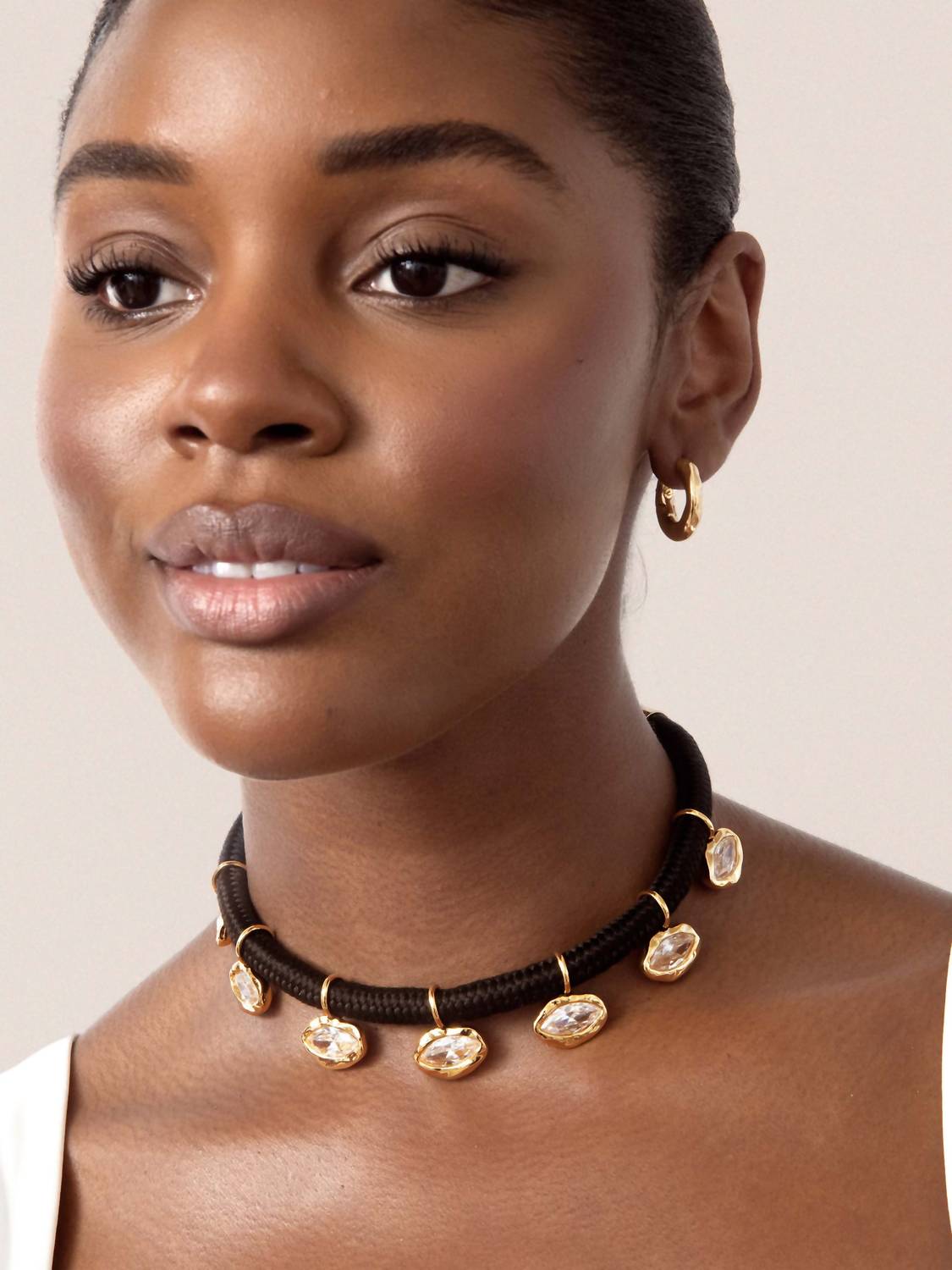 Women's Midnight Crystal Choker