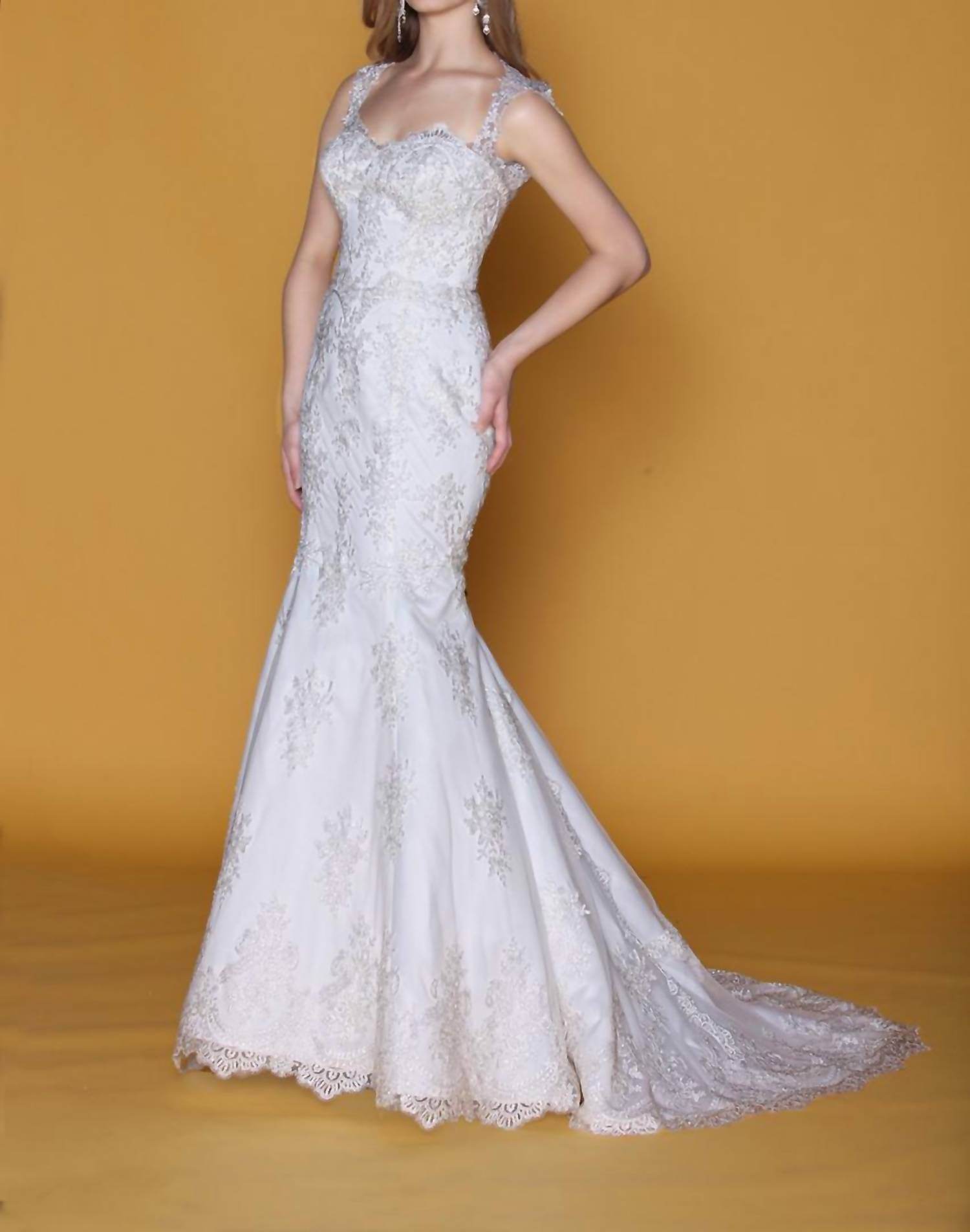 Impression Bridal - Mermaid Lace Wedding Dress - Rack Hunt