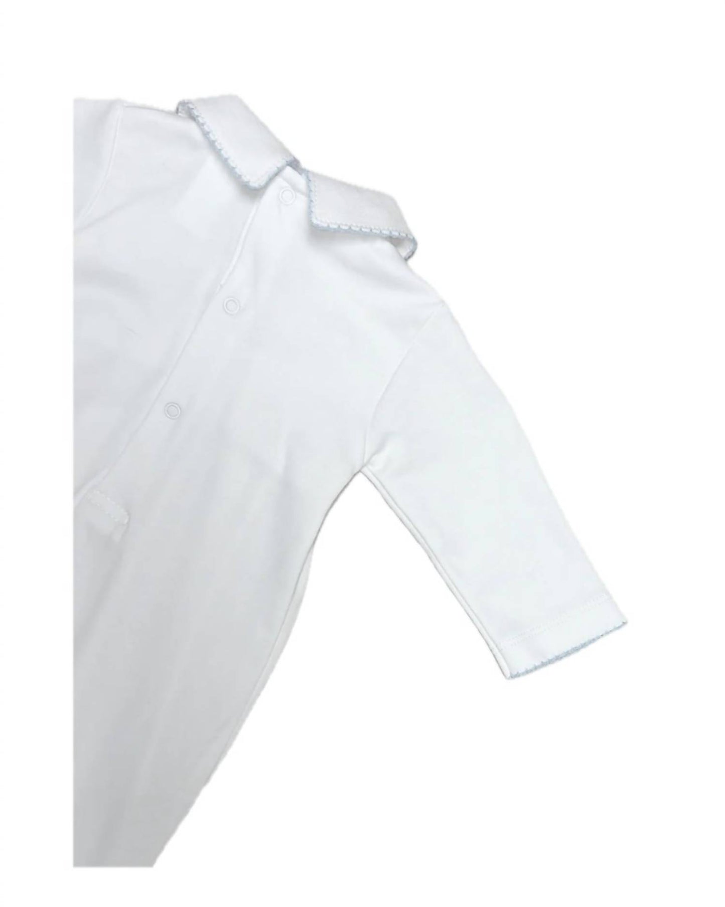 Boy's Hand Smocked Footie