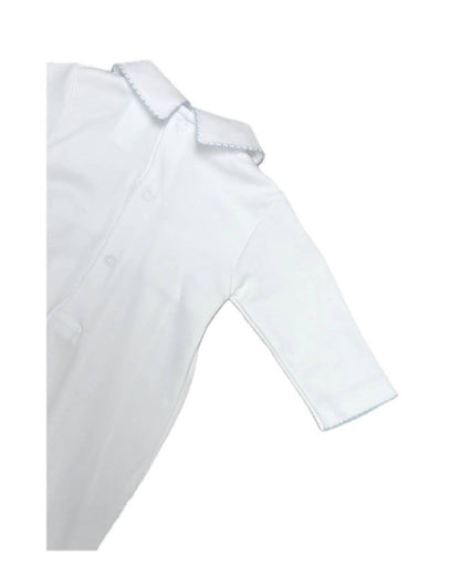 Boy's Hand Smocked Footie