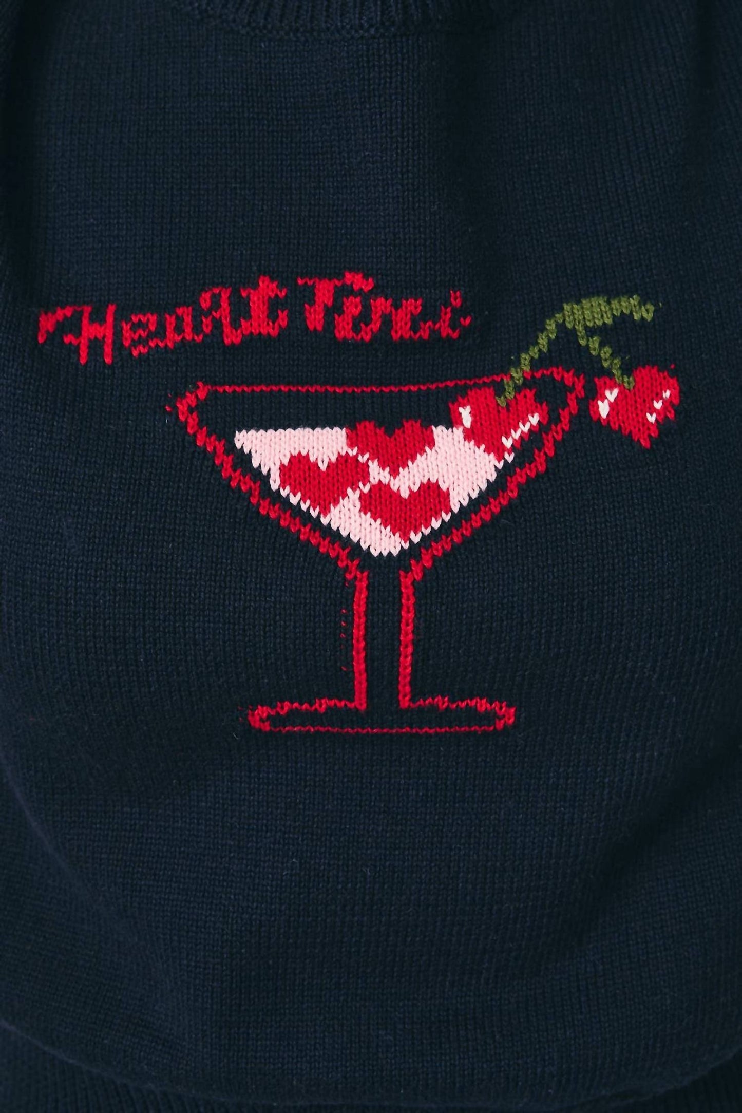 Heartini Cocktail Sweater Top