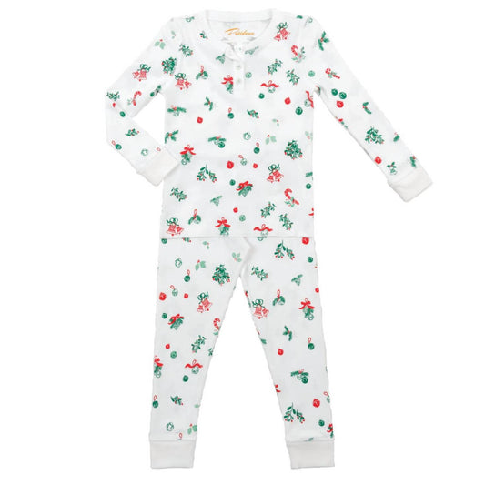 Kid's Jingle Bells Christmas Holiday Pajamas