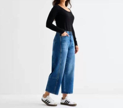 Highest Rise Barrel Jean