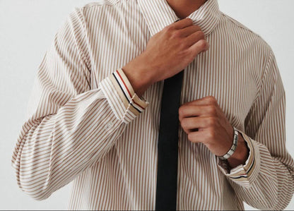 T.W.I.N. That’s What I Need - Striped Long Sleeve Buton Down Shirt - Rack Hunt