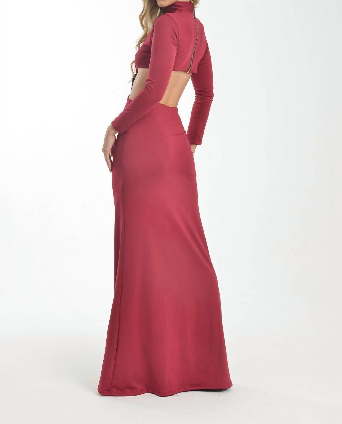 Embellished Cut-out Maxi Dress