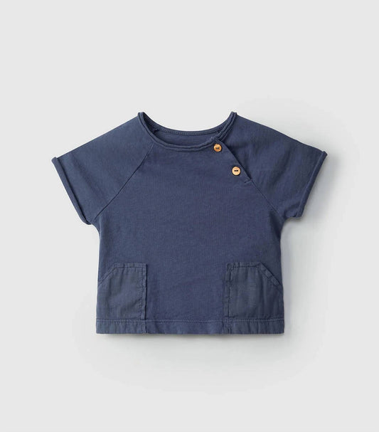 Baby Boys T-shirt & Ribbed Shorts Set