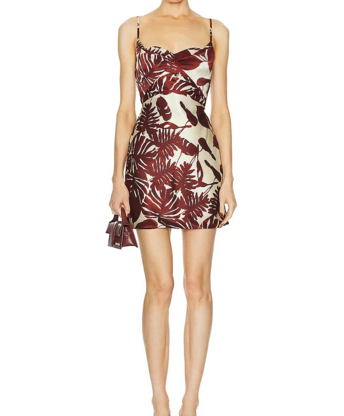 Haley Cowl Draped Mini Dress