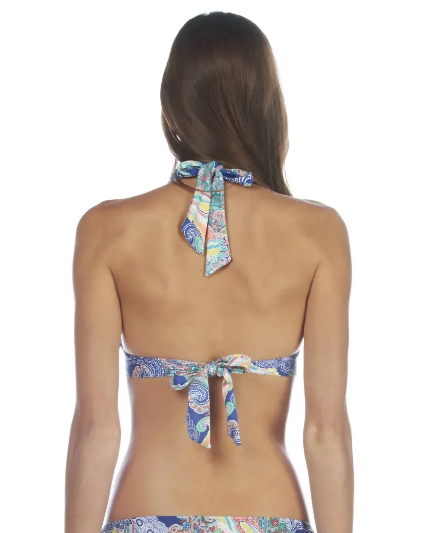 Kenneth Cole Reaction - Banded Halter Bikini Top - Rack Hunt
