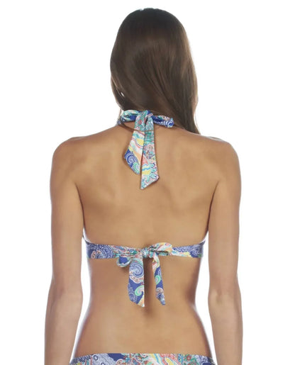Kenneth Cole Reaction - Banded Halter Bikini Top - Rack Hunt