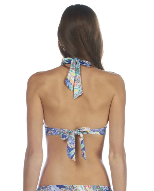 Kenneth Cole Reaction - Banded Halter Bikini Top - Rack Hunt