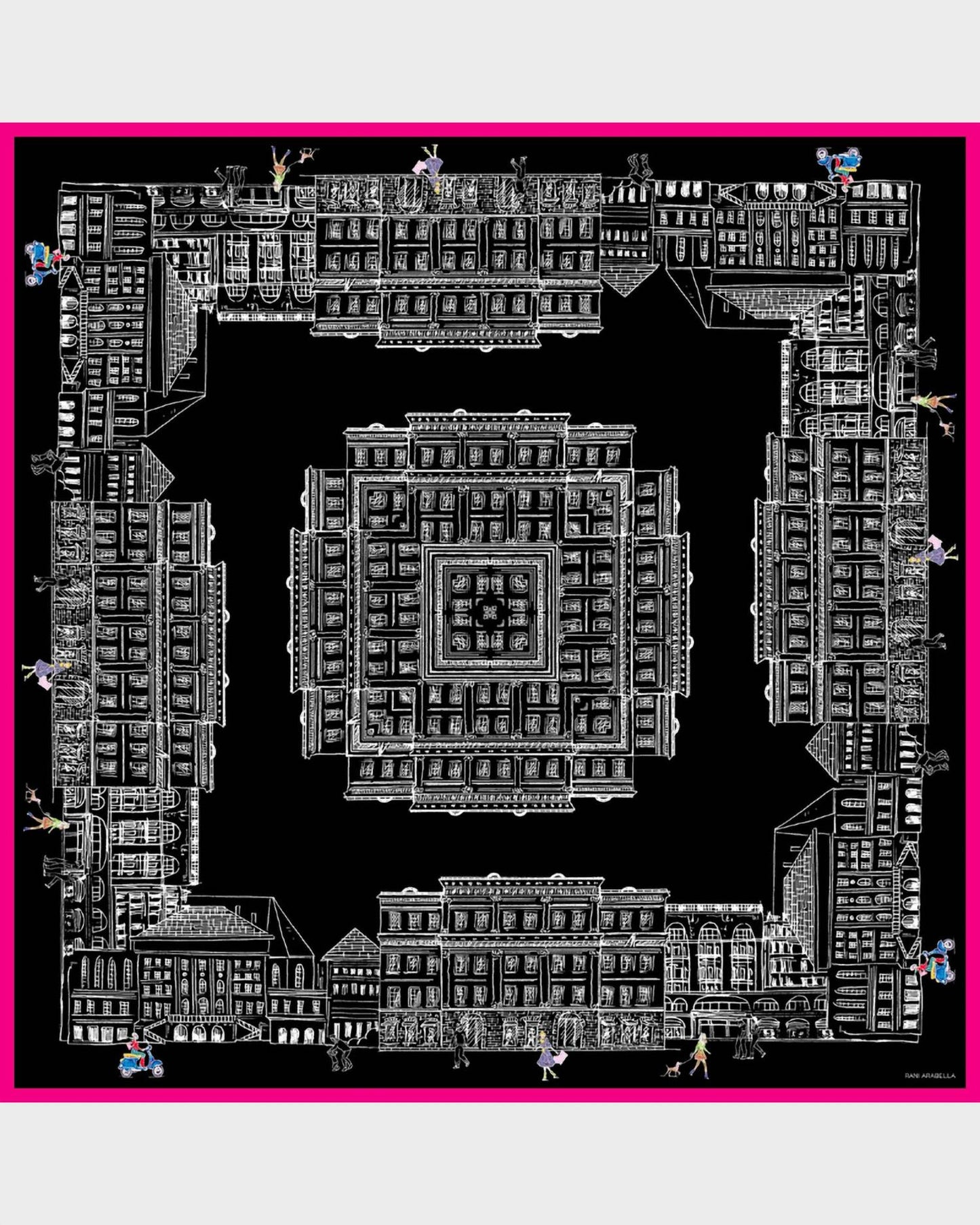 Asti Printed Cashmere Scarf