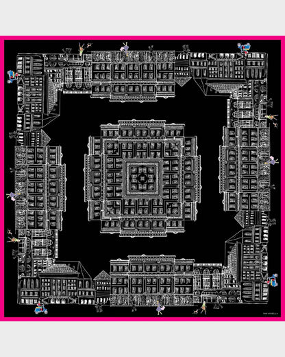 Asti Printed Cashmere Scarf
