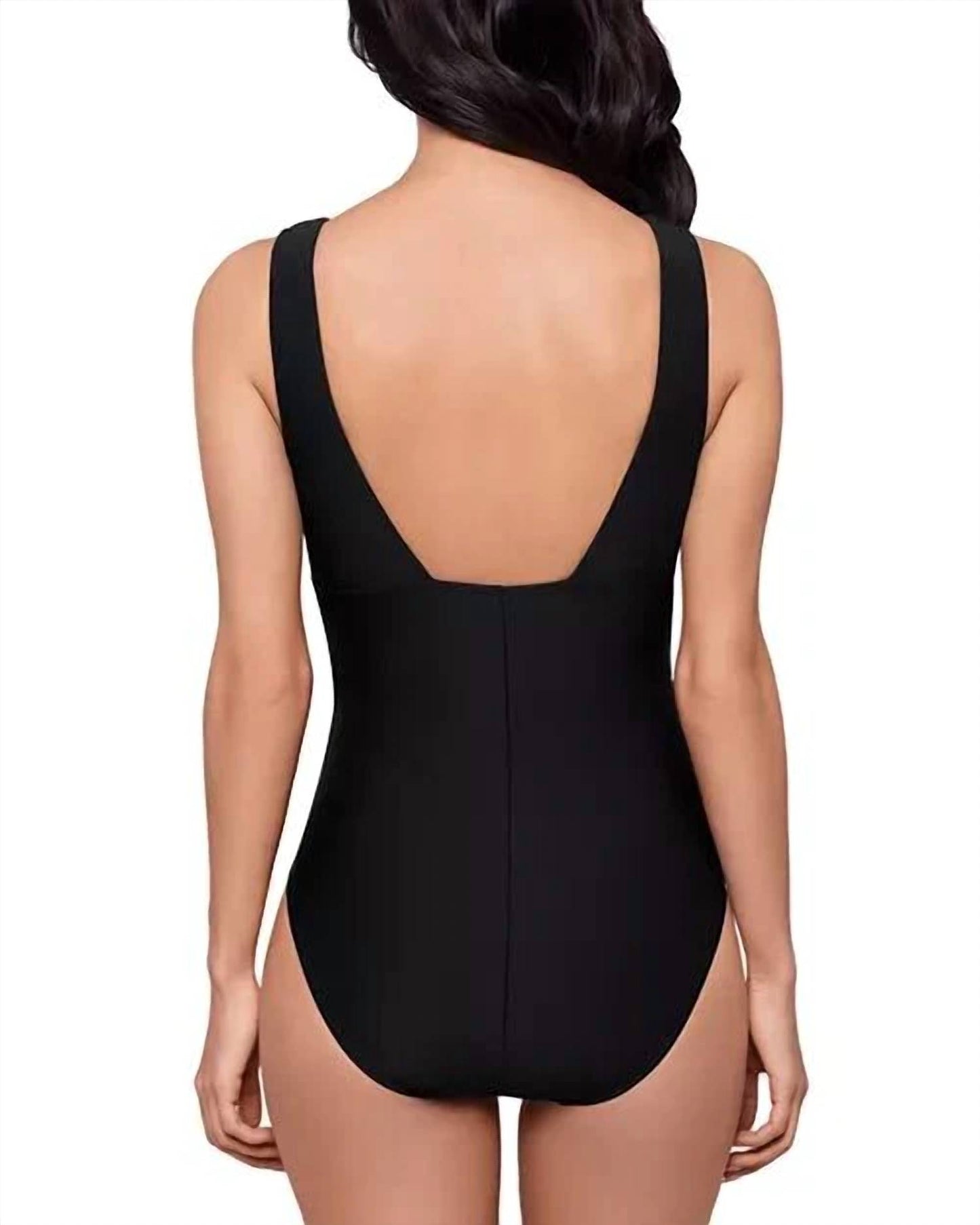 Solid Darly Fitted One Piece Swimsuit