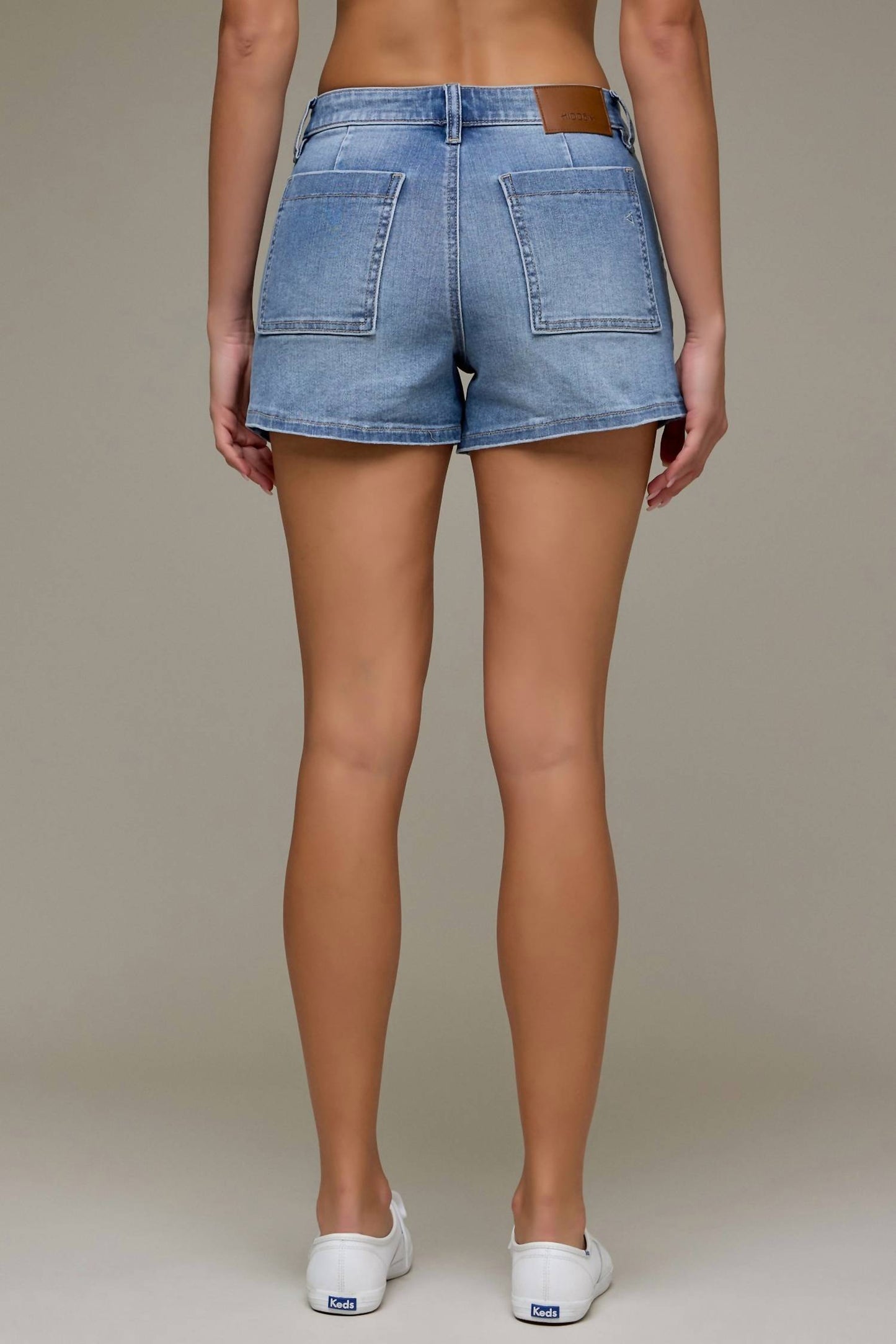 HIGH RISE DENIM SHORT