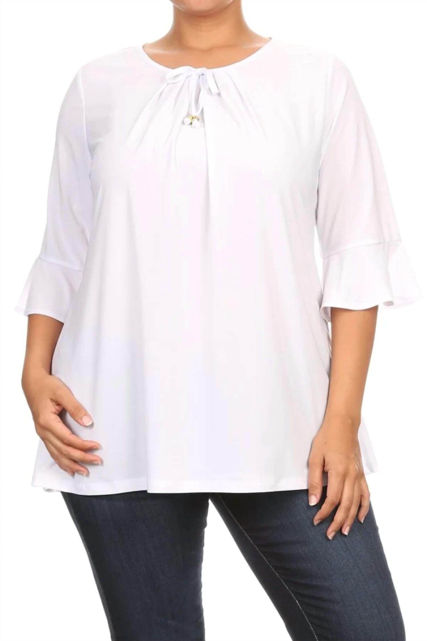 Peek-A-Boom - Women's Ruffle Top - Rack Hunt -