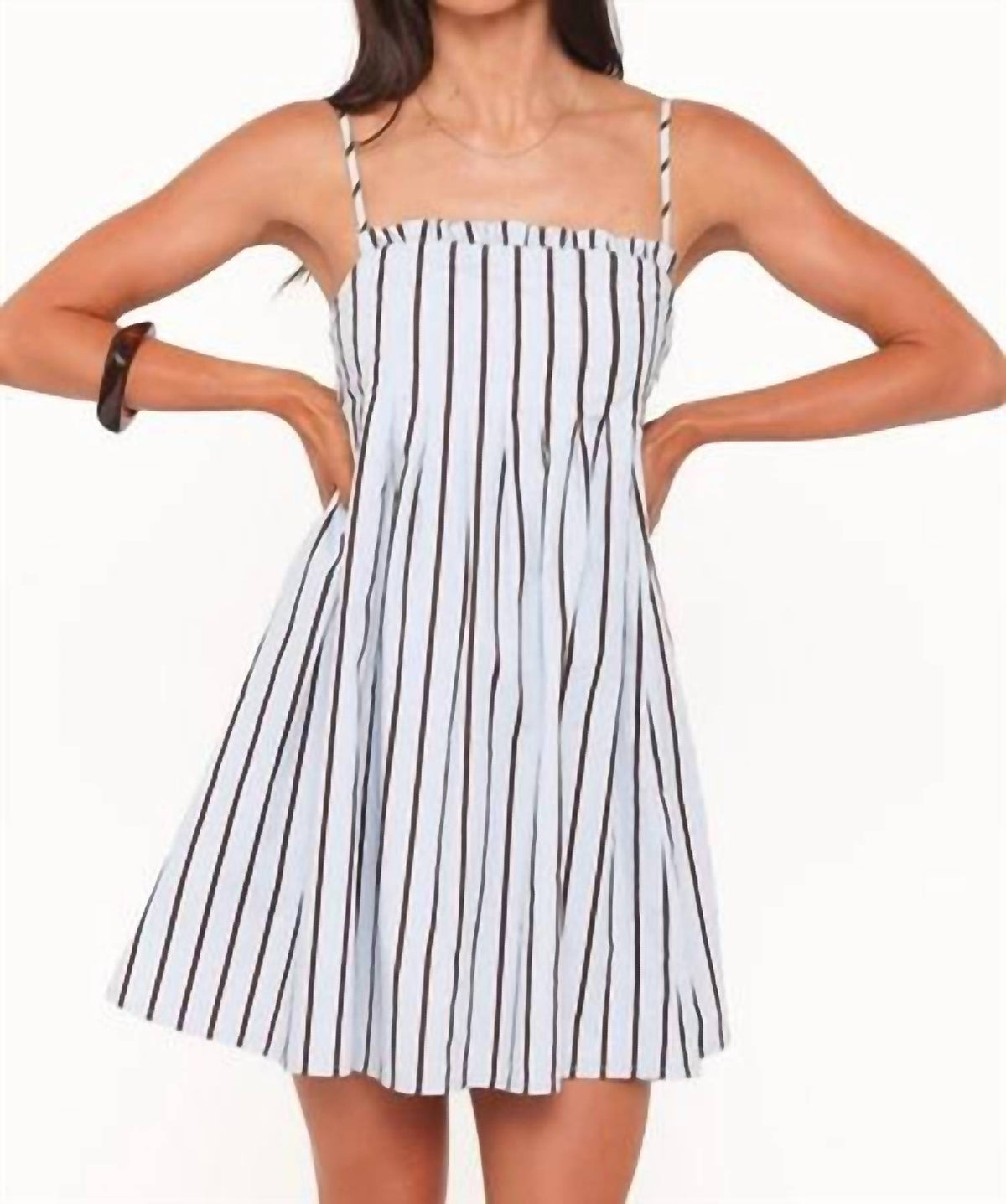Cole Striped Mini Dress