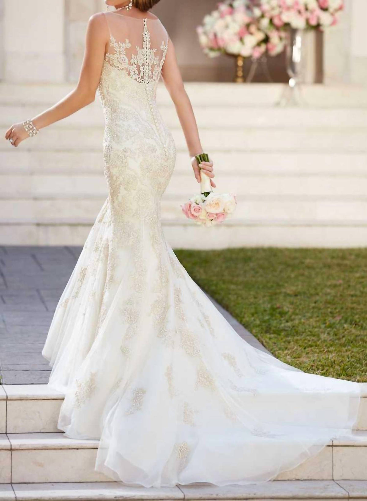Fit-and-flare Wedding Dress