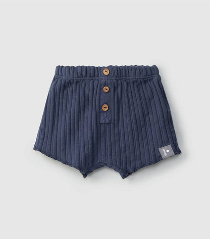 Baby Boys T-shirt & Ribbed Shorts Set