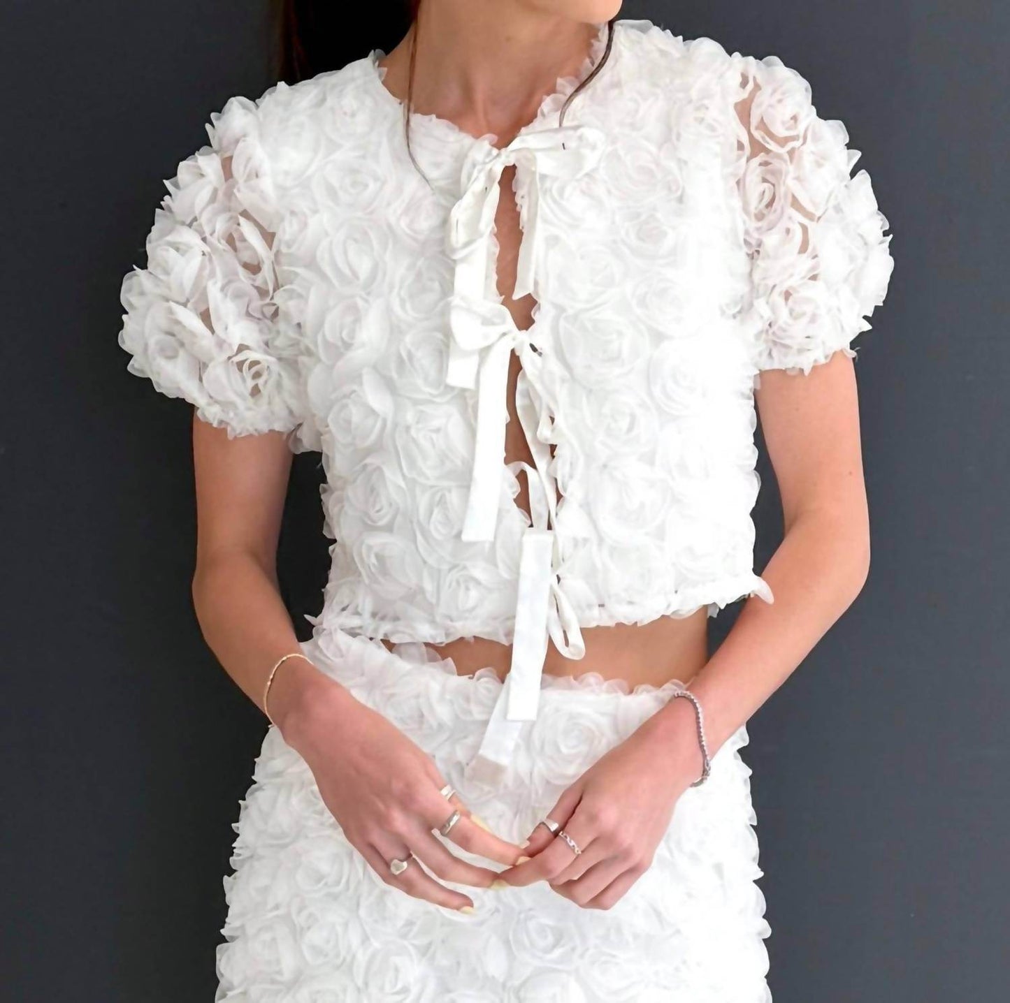 Bright - Bouquet Of Roses Top - Rack Hunt -