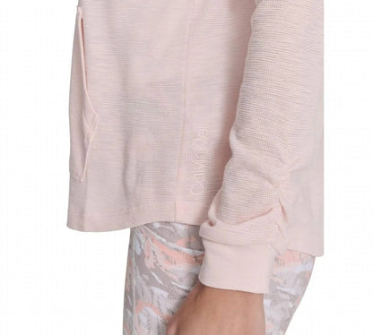 Performance Ruched-sleeve Zip Hoodie