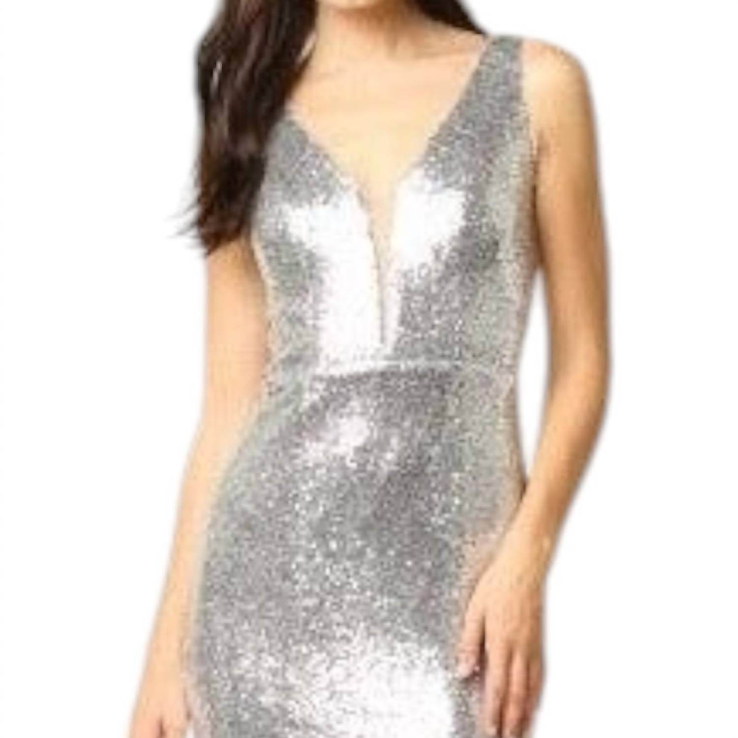 17 Young Dress - Brooklyn Gown: Long Formal Sequin Gown - Rack Hunt -