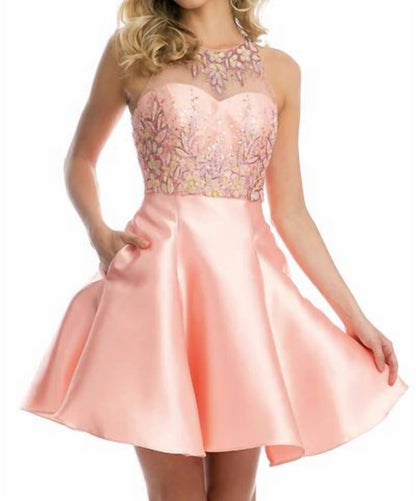 A Line Short Homecoming Cocktail Dress