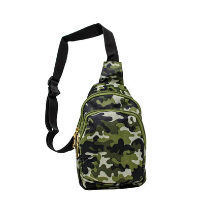 ZOMI GEMS + tiny treats - Boy's Camo Crossbody Sling Bag - Rack Hunt