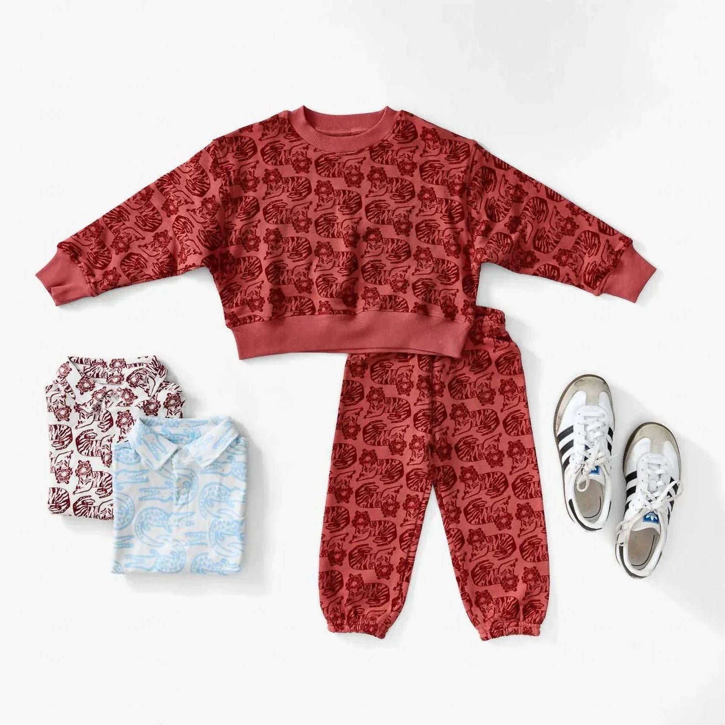 Lewis - Boy's Print Organic Cotton Sweatshirt - Rack Hunt