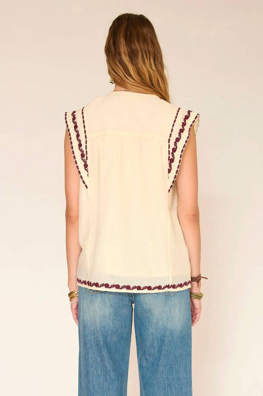 Holia Embroidered Top