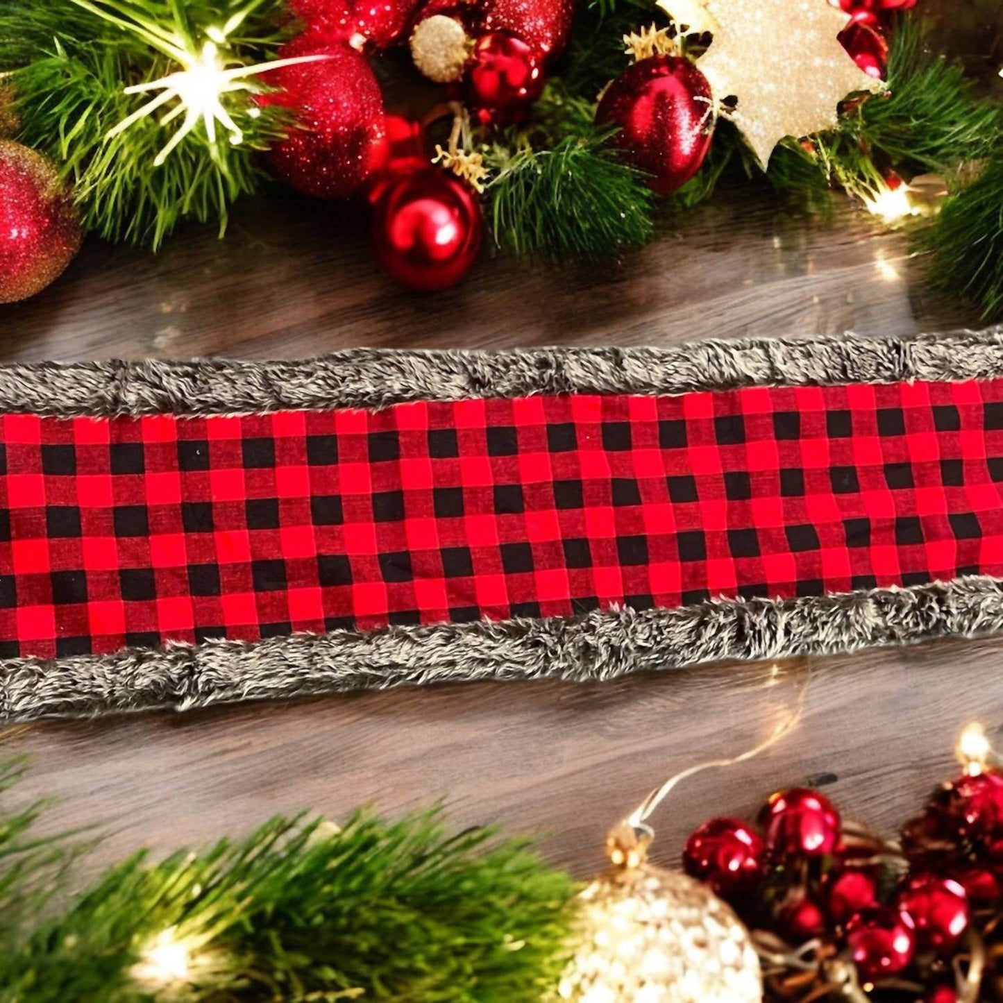 Burton + Burton - Red and Black Plaid Runner - Rack Hunt -