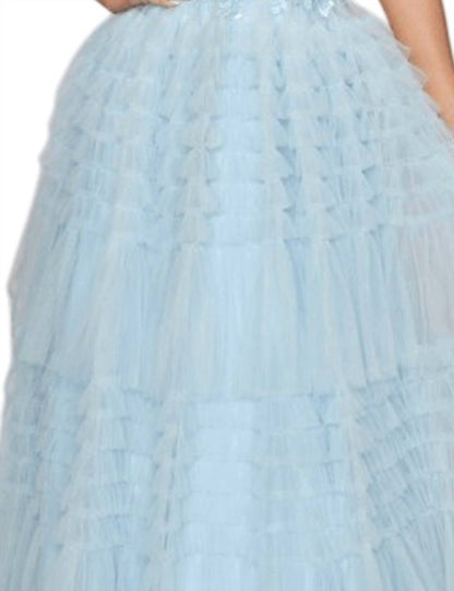 Formal Prom Ruffle Dress