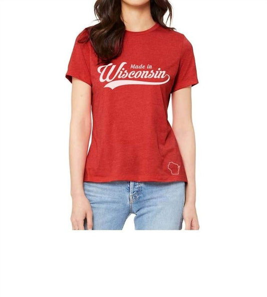 Wi-Wear - Made In Wisconsin Ladies T-shirt - Rack Hunt -