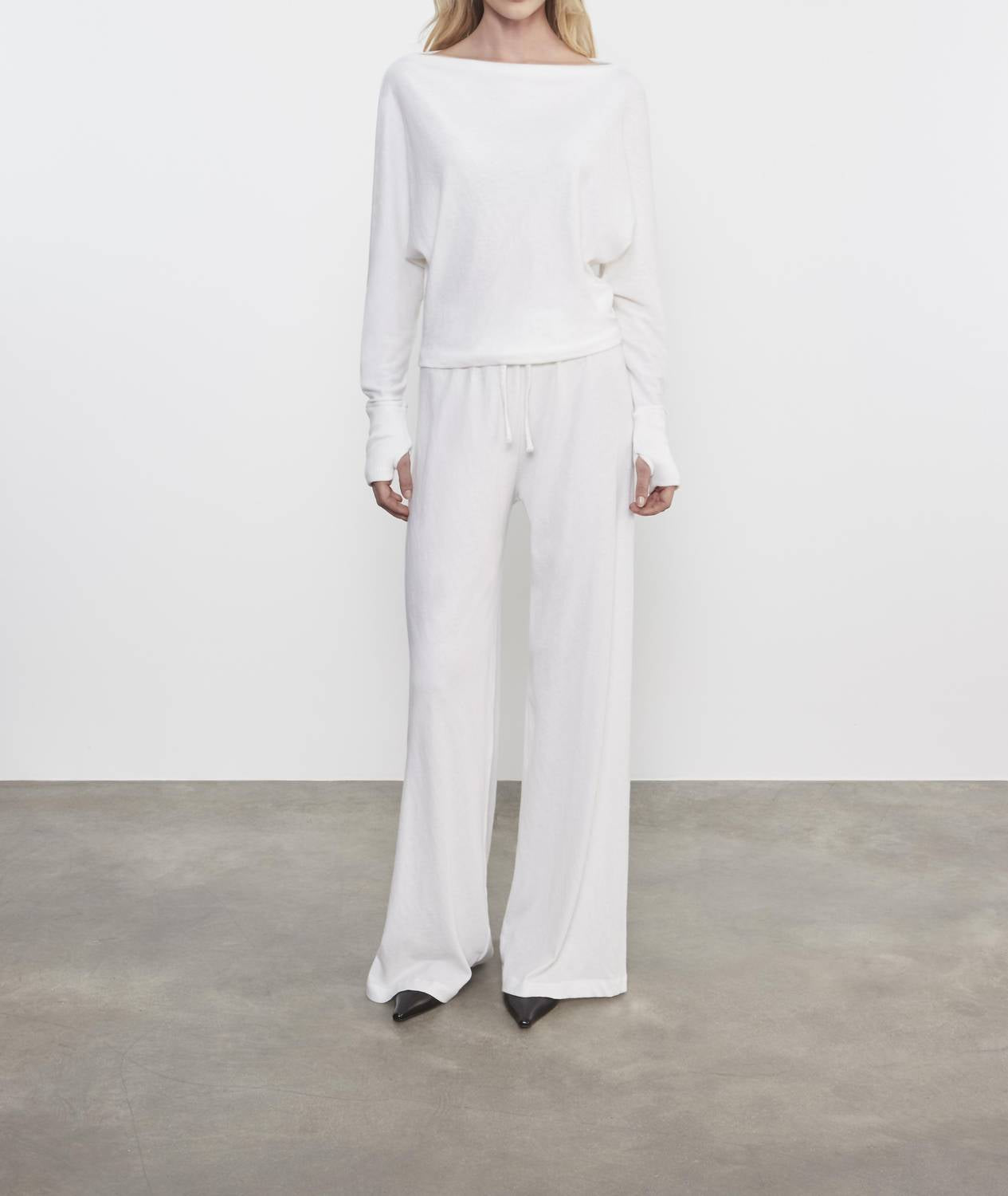 CASHMERE DRAWCORD PANT
