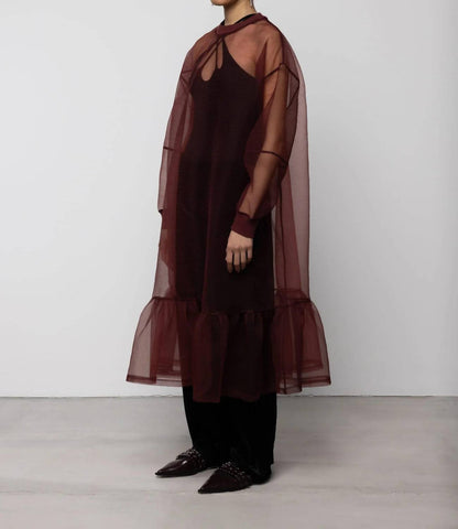 Women's Organza Sweatshirt Dress