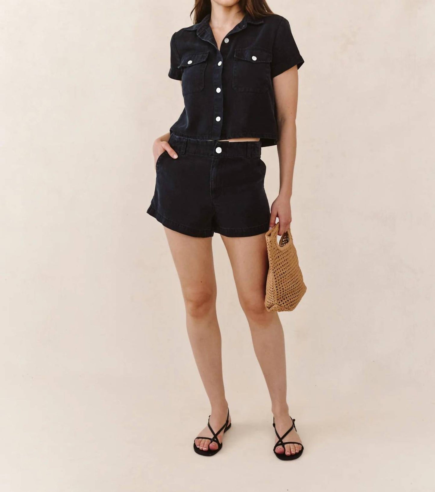 Short Sleeve Flap Pocket Shirt