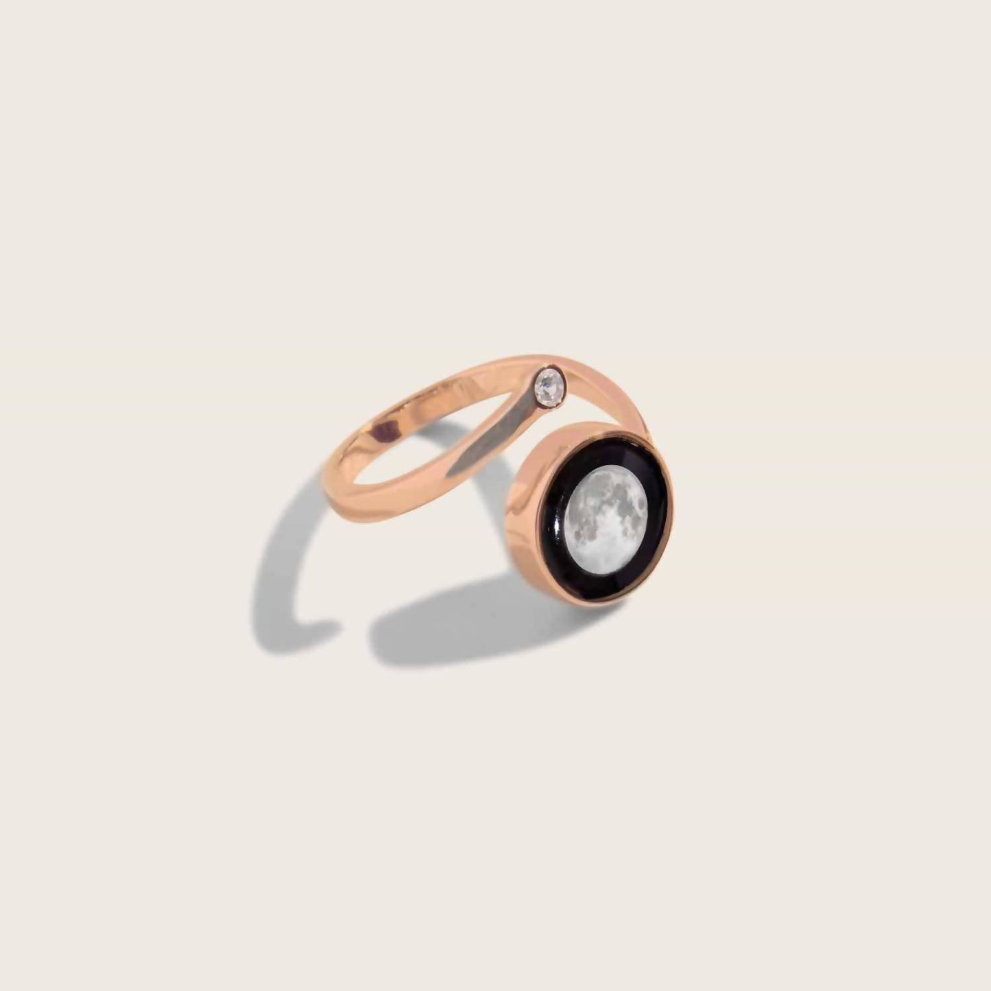 Women's Cosmic Spiral Adjustable Ring