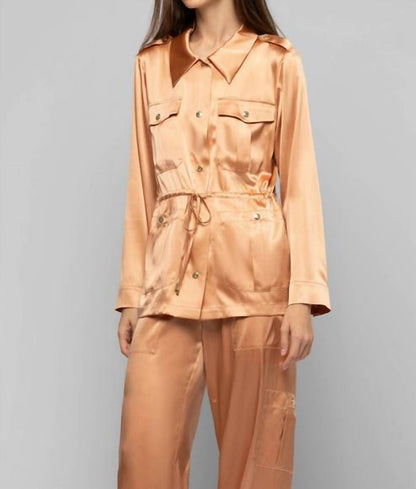 Vagnes Silk Safari Jacket