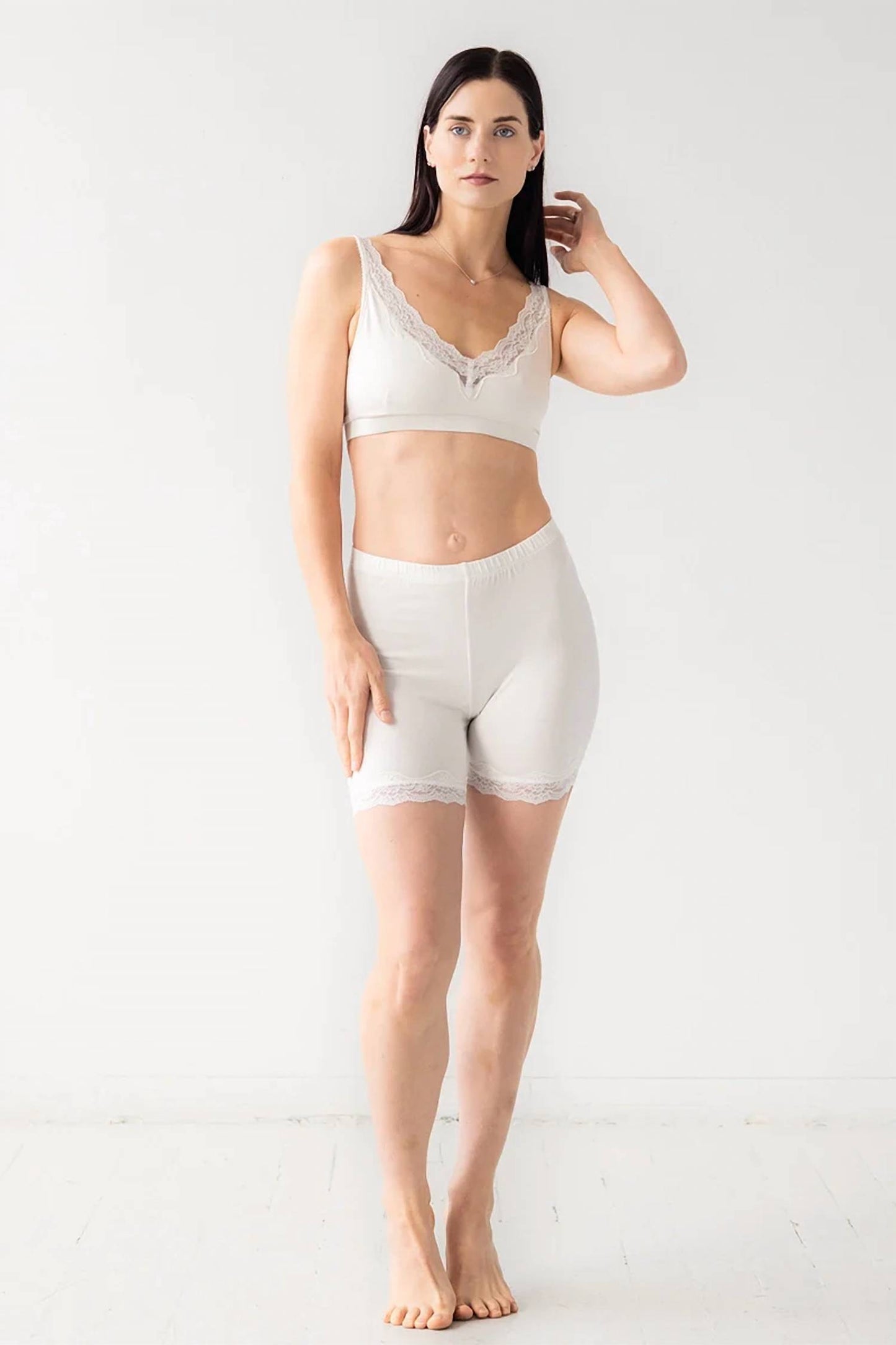 Cotton Lace Bike Shorts