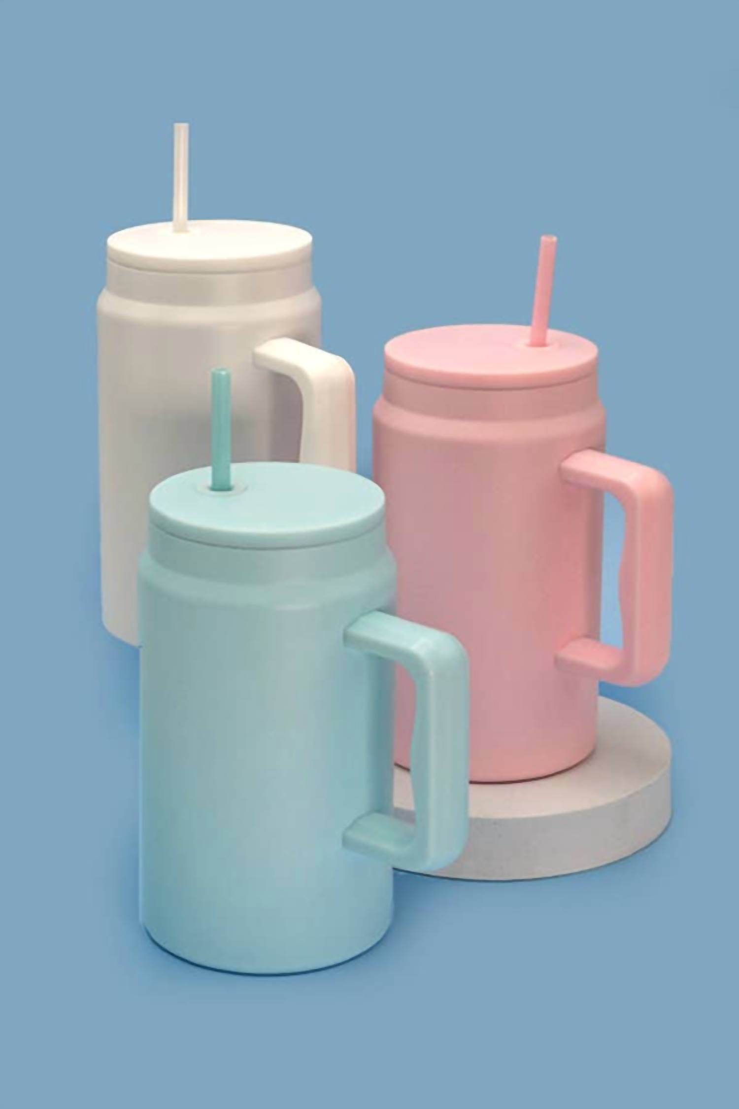 Wall to Wall - Large Stainless Steel Tumbler 50 oz Pink - Rack Hunt -