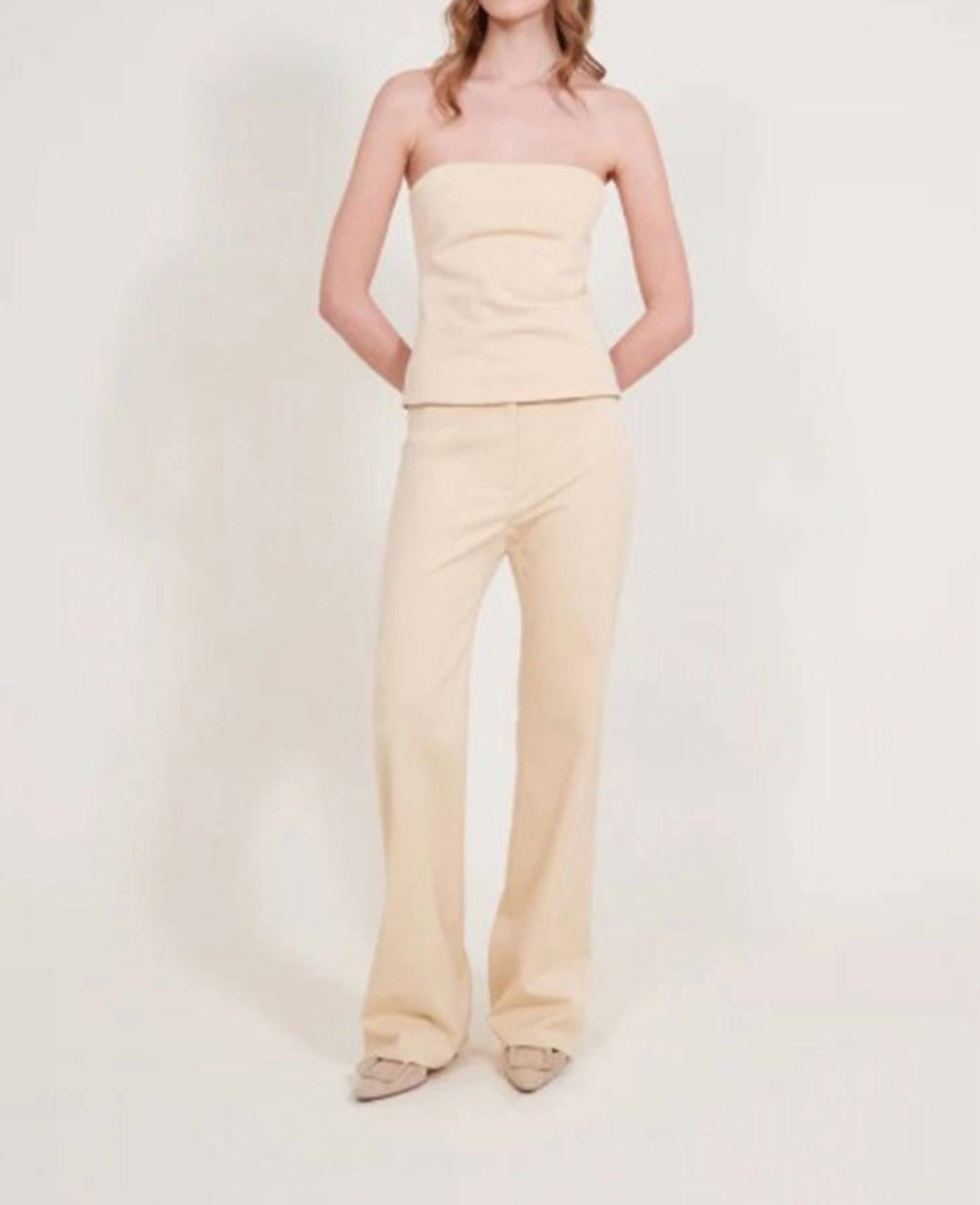 Bell Slim Leg Flare Pants
